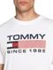 Camiseta Tommy Jeans Masculina Classic Athletic Twisted Logo Branca - Marca Tommy Jeans
