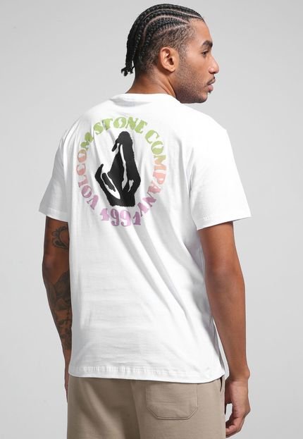 Camiseta Volcom Spray Circle Branca - Marca Volcom
