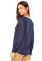 Blusa HELI Renda Azul - Marca HELI