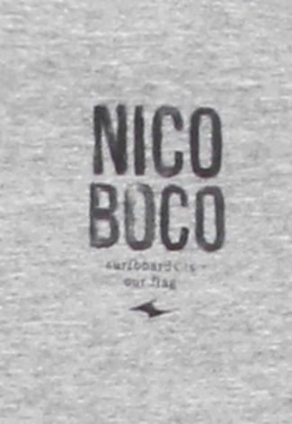 Camiseta Nicoboco Menino Lisa Cinza