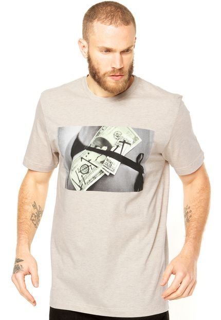 Camiseta ...Lost Dollar Bege - Marca ...Lost