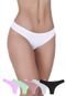 Kit 5 Calcinhas Estrela Microfibra Concept Lingerie  Multicolorido - Marca Concept Lingerie