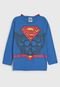 Camiseta Infantil Kamylus Superman Azul - Marca Kamylus