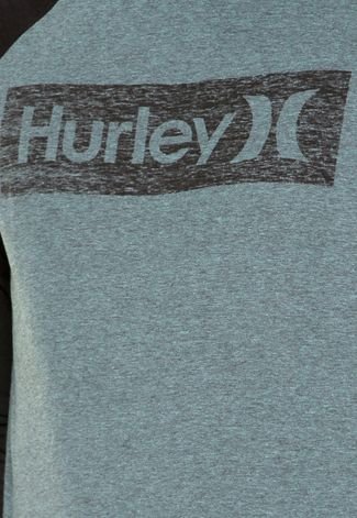 Camiseta Hurley Raglan Rectangle Verde