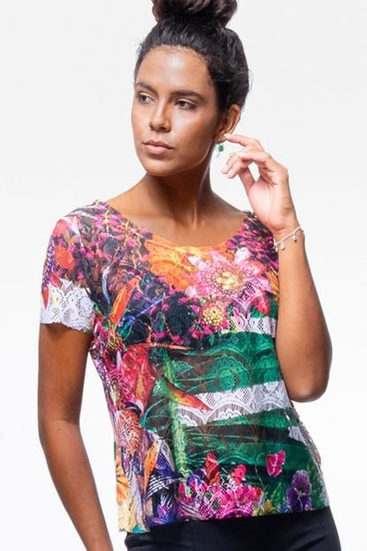 Blusa Estampa Floral - Marca 101 Resort Wear