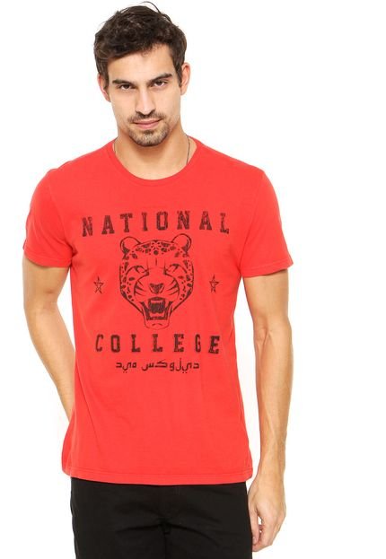 Camiseta Ellus College Classic Vermelha - Marca Ellus