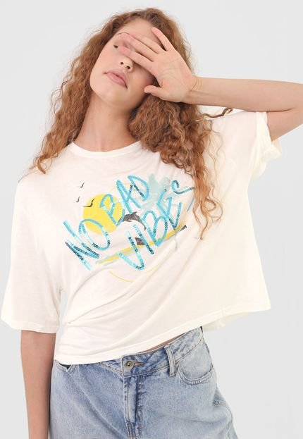 Blusa 2ND Floor Crystal Vibes Off-White - Marca 2ND Floor