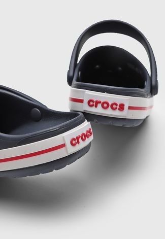 Babuche Crocs Infantil Crocband Clog K Azul-Marinho