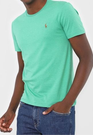 Camiseta Polo Ralph Lauren Logo Verde Compre Agora Dafiti Brasil