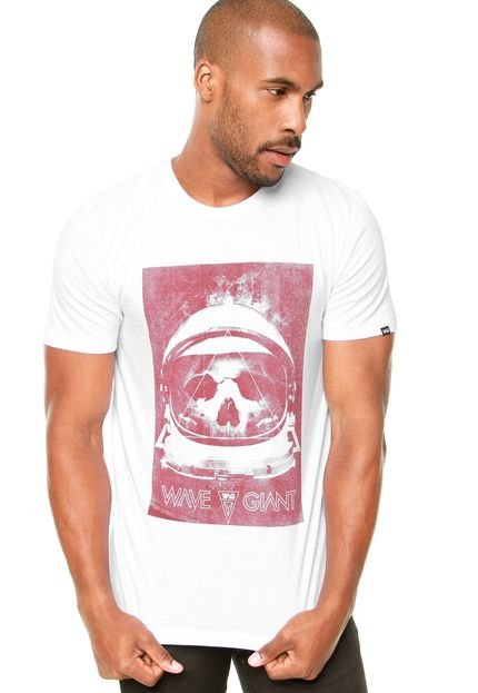 Camiseta WG Astronaut Branca/Vermelha - Marca WG Surf