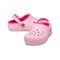 Sandália Crocs Classic Lined Clog Infantil Flamingo - 25 Rosa - Marca Crocs