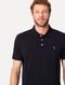 Polo Reserva Masculina Regular Piquet Blu Logo Preta Incolor - Marca Reserva