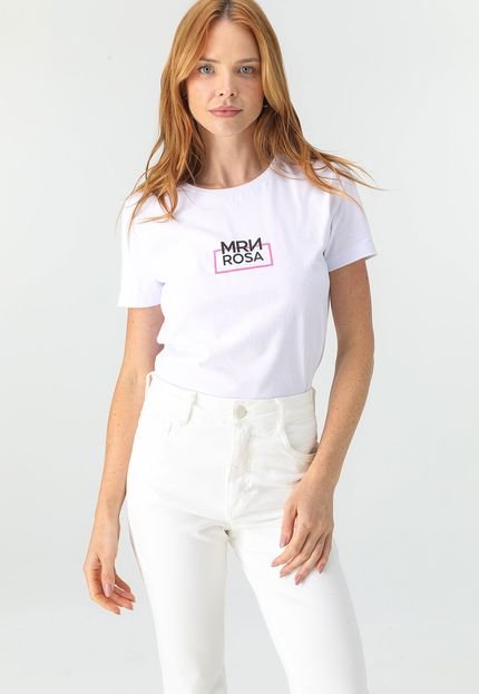 Camiseta Morena Rosa Logo Branca - Marca Morena Rosa