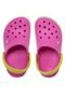 Papete Crocs Crocband Kids Neon Rosa - Marca Crocs
