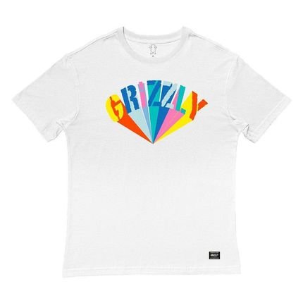 Camiseta Grizzly Color Wheel Masculina Branco - Marca Grizzly