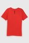 Camiseta Calvin Klein Kids Infantil Lettering Vermelha - Marca Calvin Klein Kids