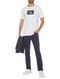 Camiseta Calvin Klein Jeans Masculina Issue Logo Black Block Branca - Marca Calvin Klein