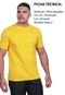 Kit 2 Camisetas Masculinas Algodão Básica Sem Estampa Macia Tamanho Adulto Sublimação Techmalhas Bordô/Amarelo - Marca TECHMALHAS