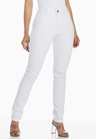 Calça Jeans Feminina HNO Jeans Skinny Branca