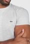 Camiseta Lacoste Logo Bordado Cinza - Marca Lacoste