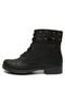 Bota Coturno FiveBlu Veludo Preta - Marca FiveBlu