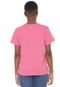 Camiseta Colcci Neon Lettering Pink - Marca Colcci
