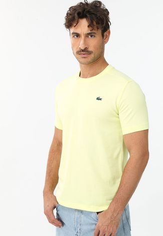 Camiseta Lacoste Ultra Dry Amarela