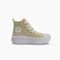 Chuck Taylor All Star Move Material Shine Branco Ouro Velho - Marca Converse