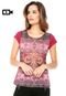 Blusa Cativa Estampada Rosa - Marca Cativa