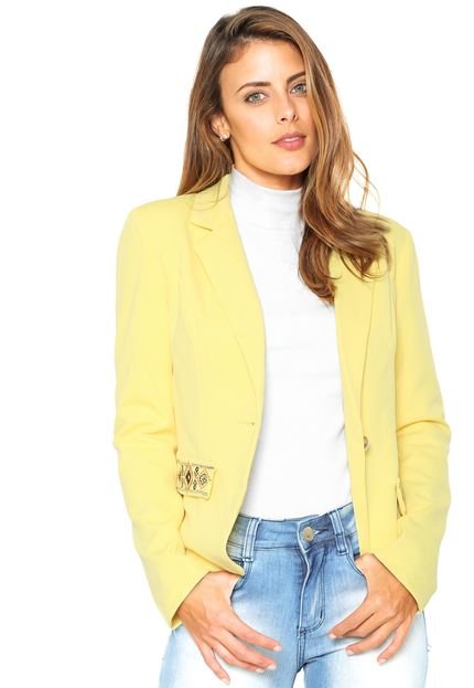 Blazer Facinelli by MOONCITY Comfort Amarelo - Marca Facinelli