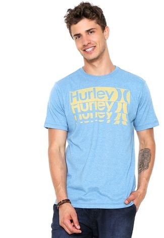 Camiseta Hurley silk Azul