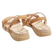 Campesí Sandália Feminina Calce Fácil Strass - Camel - Marca Campesi