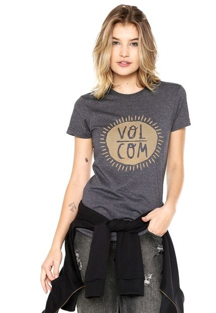 Camiseta Volcom ilk Blazing Star Cinza - Marca Volcom