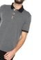 Camisa Polo Hering Reta MM Cinza - Marca Hering