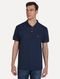 Polo Dudalina Masculina Piquet Gold Logo Bordado Azul Marinho - Marca Dudalina