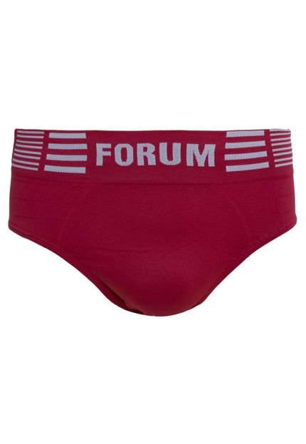 Cueca Forum Slip Sem Costura Queimado Vermelha - Marca Forum