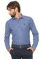 Camisa Jeans Aleatory Reta Padronagem Azul - Marca Aleatory