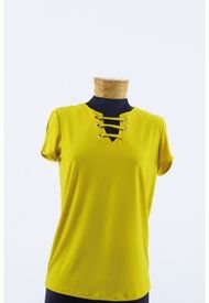 Camiseta Mujer Amarillo - L Y H - 1F409218
