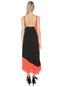 Vestido Calvin Klein Jeans Midi Tricolor Preto - Marca Calvin Klein Jeans