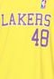 Regata NBA Retrô Los Angeles Lakers Amarela - Marca NBA