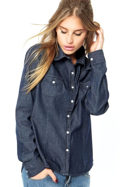 Camisa Jeans FiveBlu Azul - Marca FiveBlu