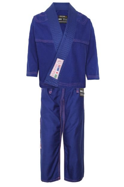 Kimono Vulkan Fight Infanto-Juvenil Ultra Light Azul - Marca Vulkan Fight