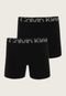 Kit 2pçs Cueca Calvin Klein Underwear Boxer Archive Preta - Marca Calvin Klein Underwear