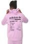 Moletom Flanelado Aberto adidas Originals Mvmt Rosa - Marca adidas Originals