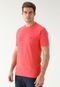 Camiseta Aleatory Reta Logo Bordado Coral - Marca Aleatory