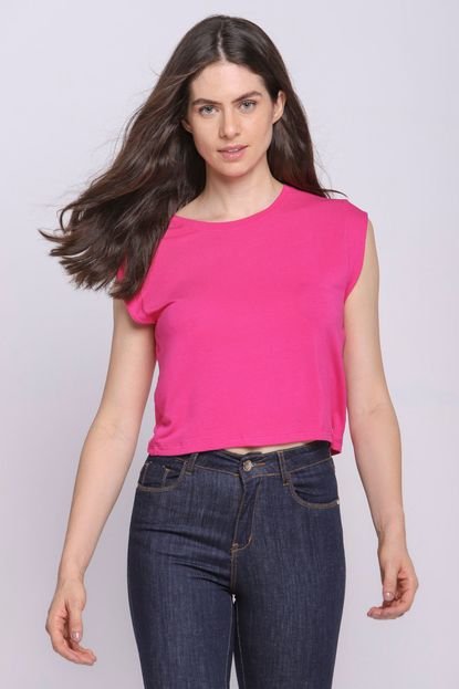 Camiseta Feminina Básica Manga Curta Polo Wear Rosa Escuro - Marca Polo Wear