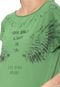 Camiseta Colcci Fitness Estampada Verde - Marca Colcci Fitness