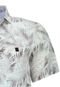 Camisa Manga Curta Amil Floral Tecido Viscose Comfort 1770 Cor 19 - Marca Amil