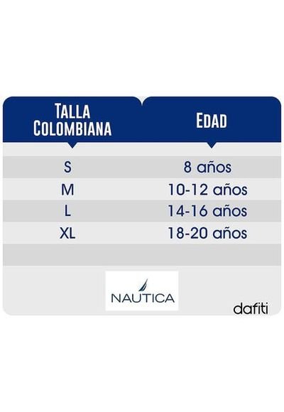 Que talla es on sale sml de nautica