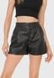 Short Colcci Resinado Preto - Marca Colcci